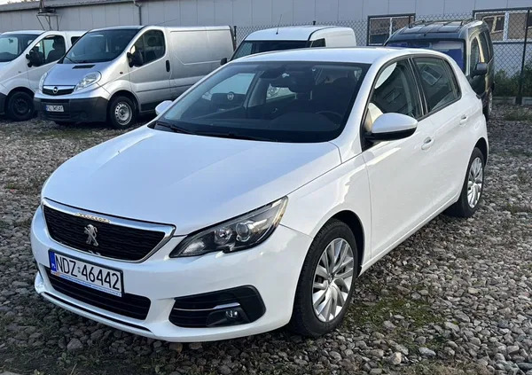 samochody osobowe Peugeot 308 cena 39900 przebieg: 196000, rok produkcji 2018 z Lidzbark